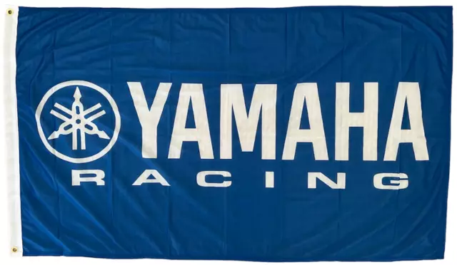 Yamaha Flag Large Mancave Yamaha Racing Flag 150 x 90cm