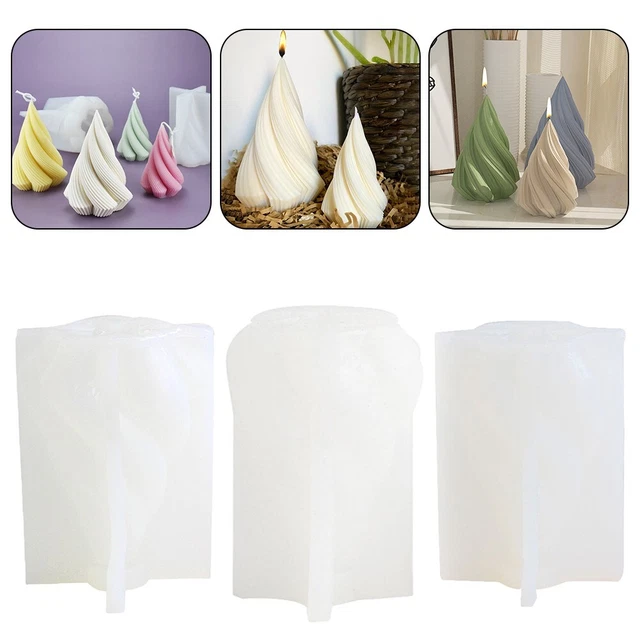 Moule à Bougie Conique 3D – 25 Cm De Haut, En Polycarbonate – Pour Bougies Pilier, Décoration Église, Fêtes - 4
