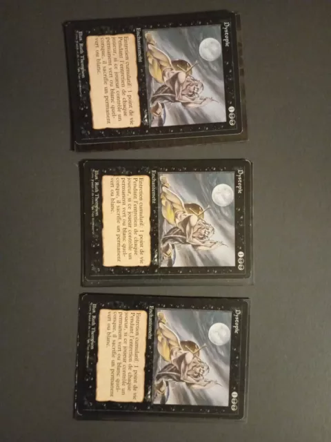 Lot Carte MAGIC MTG - VF Dystopie / Dystopia X3 Edition Alliances