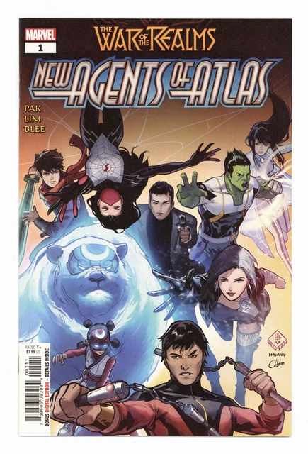 War of the Realms New Agents of Atlas 1A Tan NM- 9.2 2019
