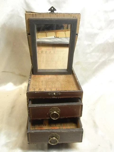 Ancien jeu de mah jong bakélite 152 supports de carreaux cataline avec étui