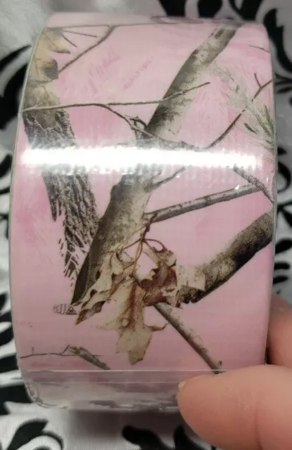 Duck tape pink wood design 1.88x10yd roll tree branch realtree apc