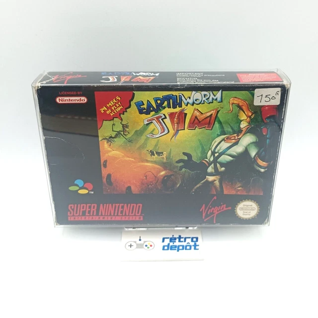 Earthworm Jim / Super Nintendo SNES / PAL / EUR