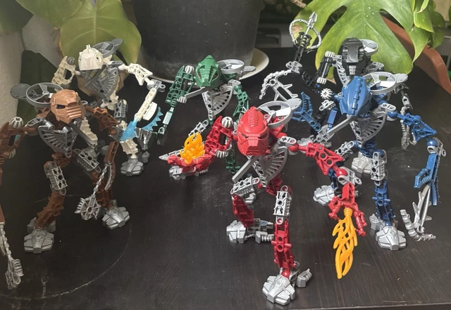 Lot De Bionicle LEGO - Avec Takanuva, Bon état, Notices Abîmées