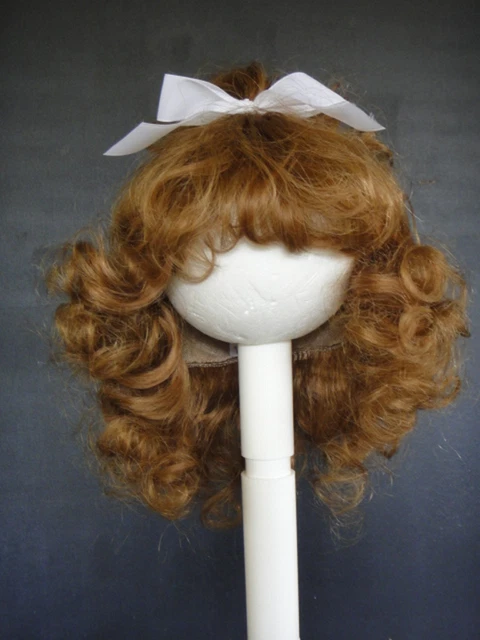 Perruque Pour Poupée 20,5 Cm – Vrais Cheveux Naturels, Fabrication Française (neuf)