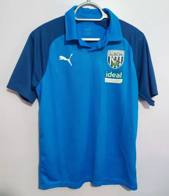 WBA West Bromwich Albion Football Club Puma Poloshirt Größe M Medium