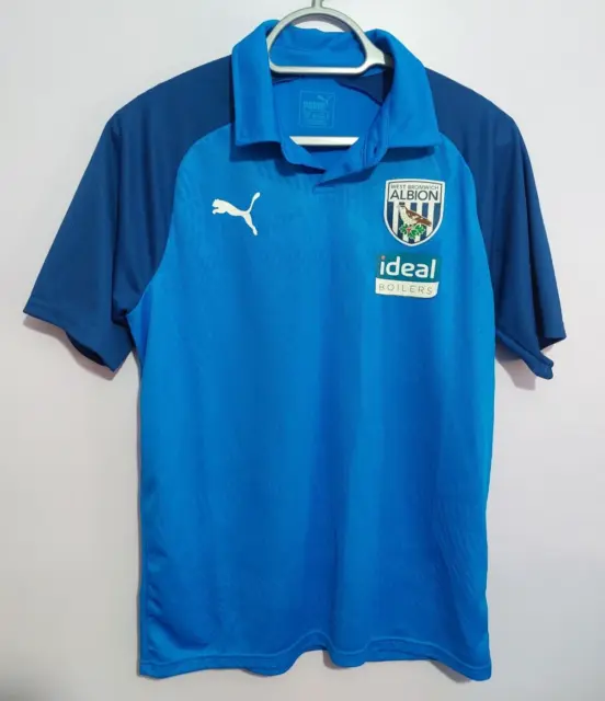 WBA West Bromwich Albion Football Club Puma polo shirt Size M Medium