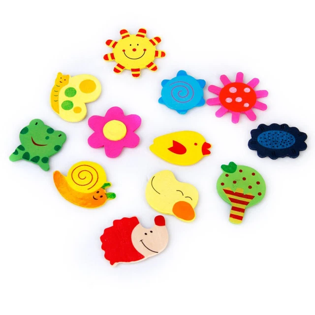 Lot De 10 Aimants Réfrigérateur Animaux Dessins Animés – En Caoutchouc Souple, Éducatif, Sans Angles Vifs, Cadeau Maternelle