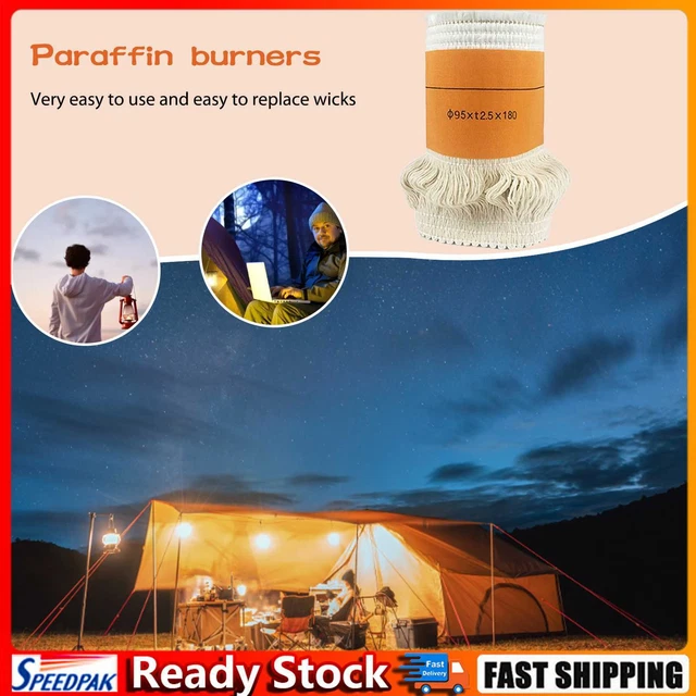 Replacement Kerosene Furnace Core Smokeless Oil Lamp Cotton Core Supply (2pcs)