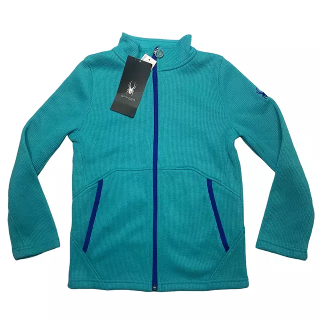 Giacca Con Cerniera Completa Stryke Blu Baltico Nuova Con Etichette Taglia Med 10-12 Anni