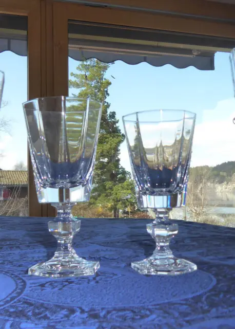 Verres et carafe cristal de Sèvres Lauzun