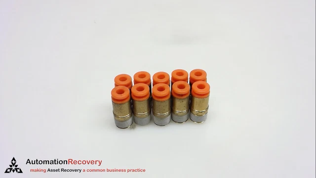 Smc Kq2S03-34S  Connector Fitting, Tubing O.d.: 5/32", M, See Desc #242174
