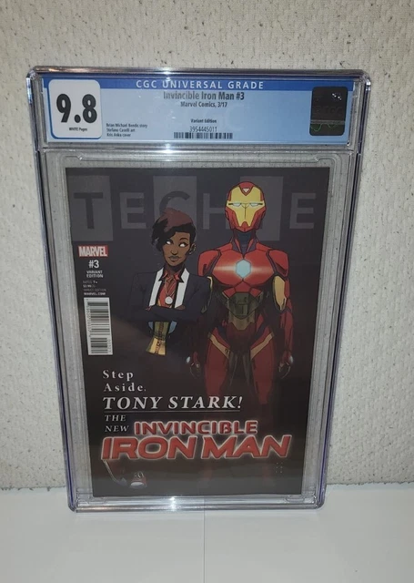 Invincible Iron Man #3 Anka Variant CGC 9.8 - Ironheart - Marvel