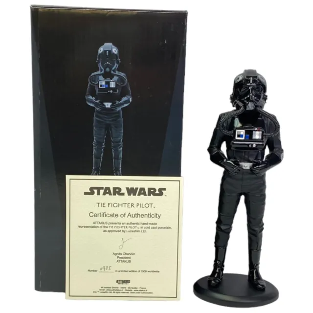 Attakus Star Wars Elite Collection Tie Fighter Pilot Statue With Box 985/1500