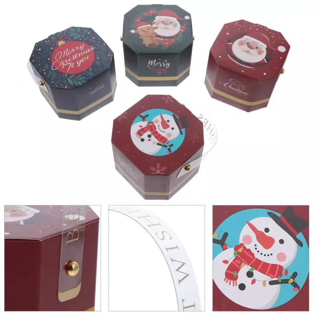20 Pcs Christmas Gift Box Paper Boxes Wedding Bomboniere Favor Decors