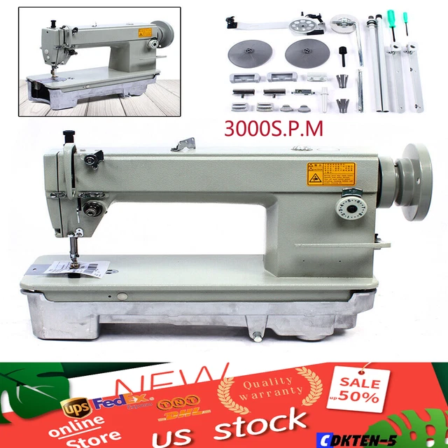 INDUSTRIAL HEAVY DUTY Leather Sewing Machine Thick Material Leather