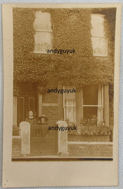 Bristol Real Photo Postcard 27 Oak Road Horfield Bishopston Named Lewis Antique