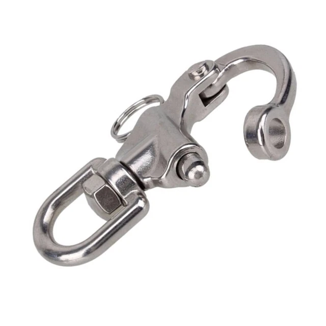 STAINLESS STEEL SWIVEL Shackle Quick Release Boats Anchors Chain Eye