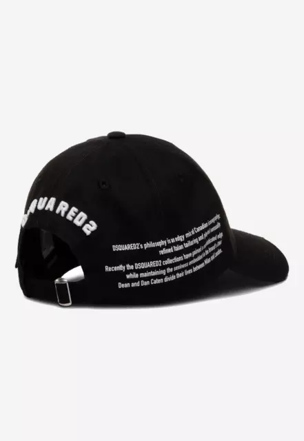 Dsquared2 ICON Embroidered Baseball Cap black 3