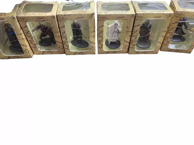 Lord Of The Rings Figurines New In Box Various Characters Eaglemoss Handpainted