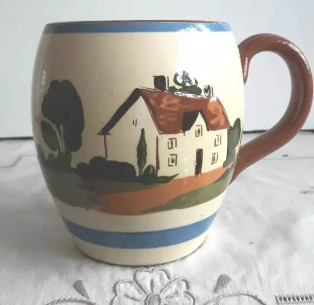 Vintage Devon Pottery Motto Ware Mug