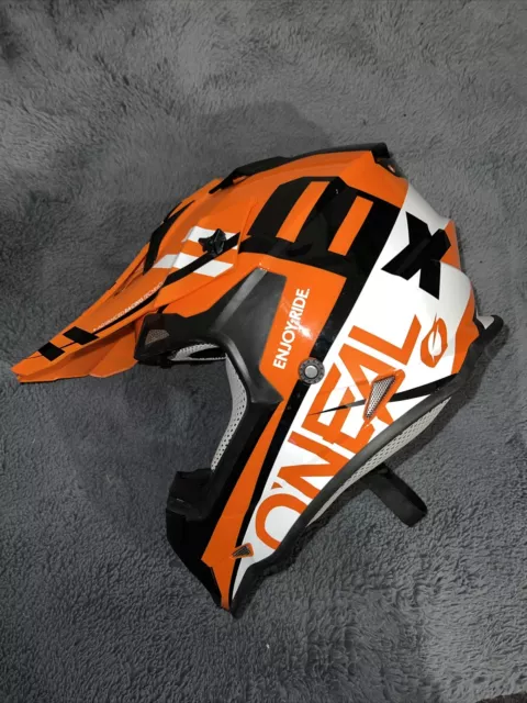 Motocross Helmet ONEAL 2 Series Spyde Rush Off-Road Enduro Quad ATV MTB Orange