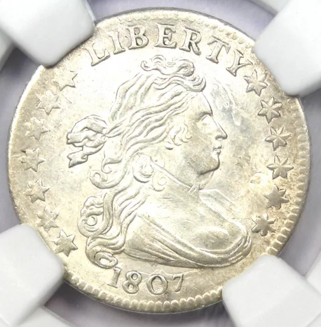 1807 Draped Bust Dime 10C Coin - Certified NGC Uncirculated Details (UNC MS)