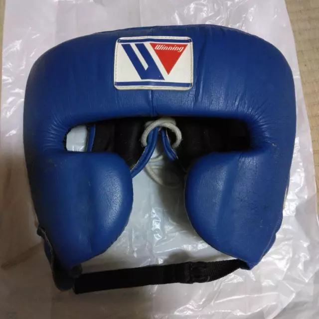 [Winning Genuine] Boxing Headgear FG-2900 Blue Size M - JPN made No major damage