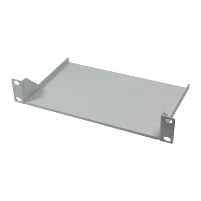 LogiLink ACT101 10" Fachboden 220 x 150mm 1HE für Serverschrank grau max. 7kg