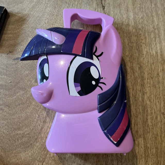 Hasbro MLP MY LITTLE PONY caja de almuerzo en forma de cabeza / caja de almacenamiento