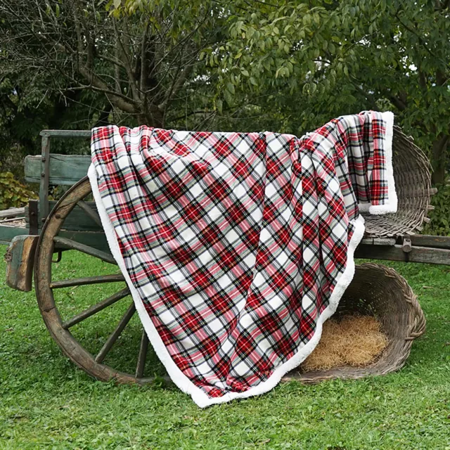 Plaid Couverture Polaire pour Canapé, Couverture en Microfibre Souple pour Lit 2