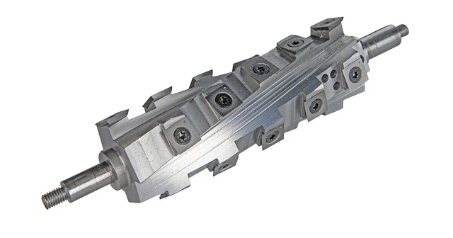 Spiral Cutter head for Hitachi F1000A Jointer with 20 Carbide Inserts 4 spirals