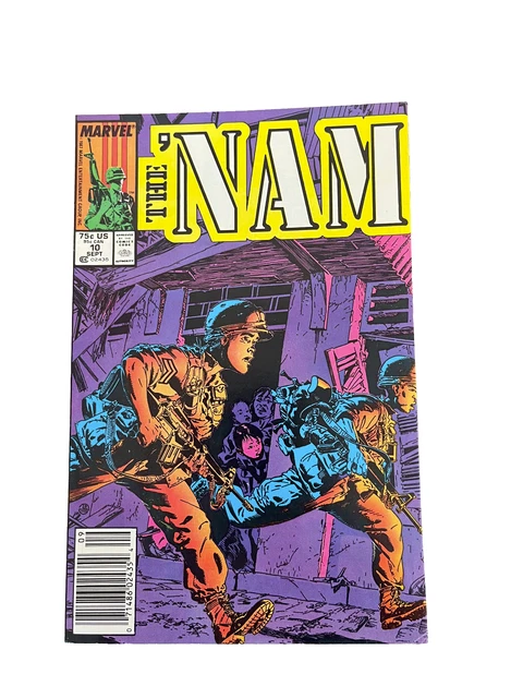 The Nam #10 Marvel comics September 1987 Newsstand edition Mint 9.8 condition