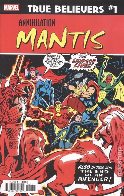 True Believers Annihilation Mantis #1 FN 2020 Stock Image