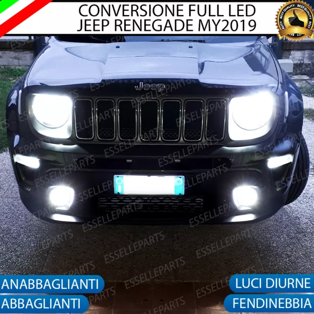 Kit Full Led Jeep Renegade My2019 Anabbaglianti Abbaglianti Drl Fendinebbia