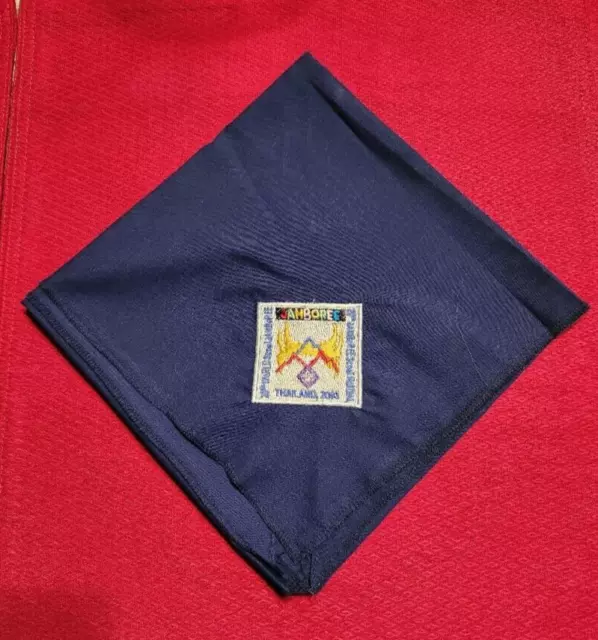 20th World Scout Jamboree 2003  N/C Neckerchief Thailand (Blue)