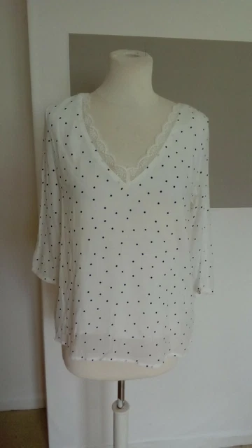 Blouse Jaune Taille S Marque Y'coo - Manches Trois-quarts - Très Bon état Occasion