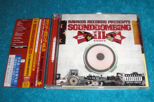 SOUNDBOMBING III PROMO CD + AUTOCOLLANT/Kool G Rap/Beatnuts/DJ Quik/Mad ...