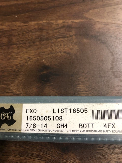 OSG 7/8-14 GH 4 Bottom Tap TICN