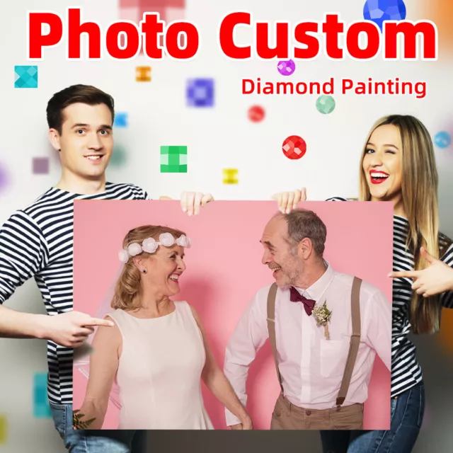 Custom 5D Diamond Painting Personalized Art Birthday Photo Home Decor Kits Diy