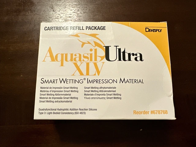 Dentsply 678768 Aquasil Ultra XLV Extra Low Viscosity Regular Set 50 mL 4/Pk
