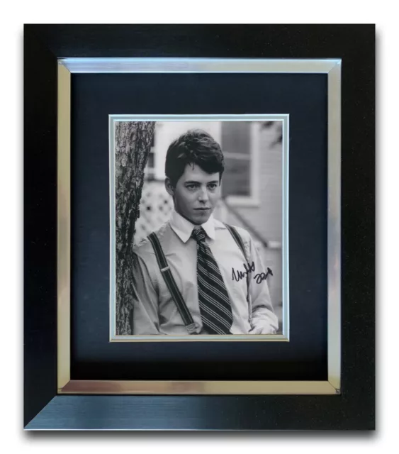 Matthew Broderick Hand Signed Framed Photo Display - Inspector Gadget 2.