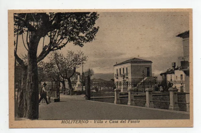 MOLITERNO - Villa e Casa del Fascio - Animazione - Anno 1936