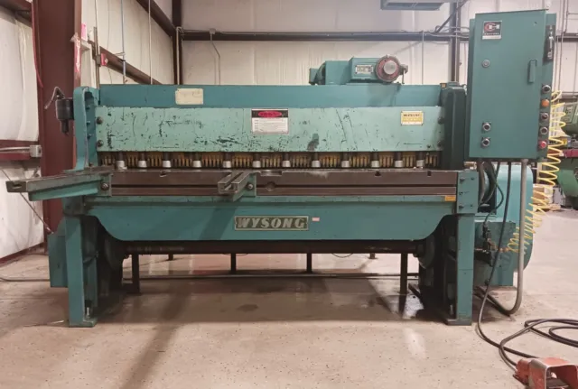 6’ x 10 Gauge Wysong Mechanical Shear, Model 1072