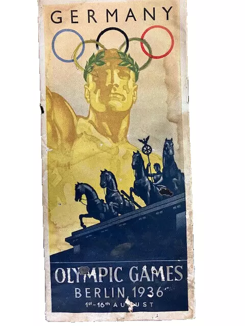 1936 Berlin Germany Olympics Sports XI Olympic Games Guide RARE IN ENGLISH