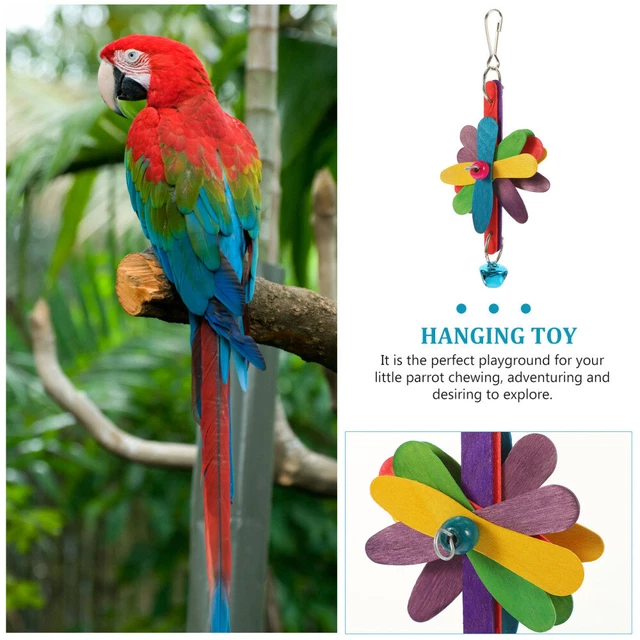 1PC Vogel Klettern Spielzeug Budgie Spielzeug Vogel Biss Spielzeug 2