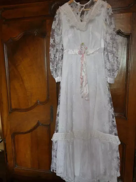 ROBE DE CEREMONIE BLANCHE CAPE TATI 18 mois EUR 10 00 PicClick FR