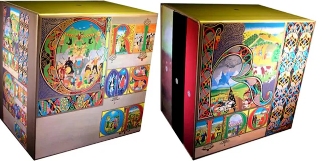KING CRIMSON Lizard/Poseidon/Red/Discipline promo empty Box for Japan Mini LP CD