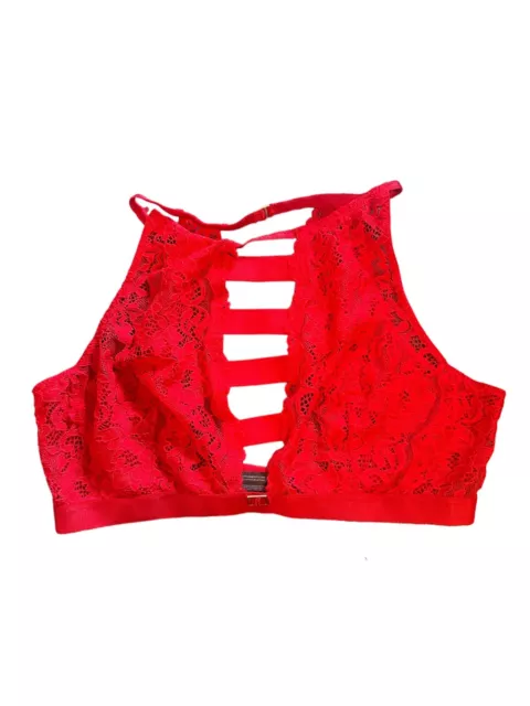 PRIMARK BRALETTE WIRE Free Embroidered Floral Lace Bralette Size