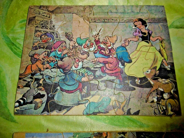 Jeu Ancien Mobile Blanche Neige & 7 Nains – Fernand Nathan – WDP Snow White